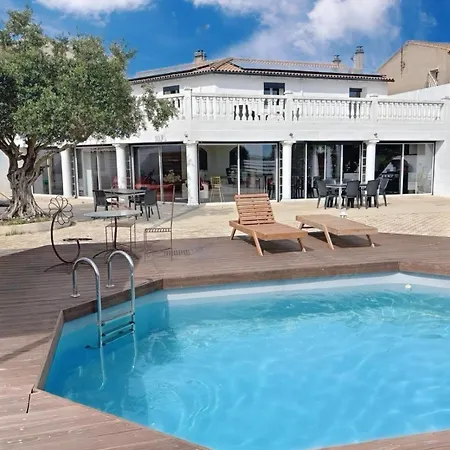 Villa Maison Du Bonheur , De Detente , Confort Piscine, Billard,en Pleine Camargue *